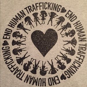 End Human Trafficking Shirt. $3 goes to charity